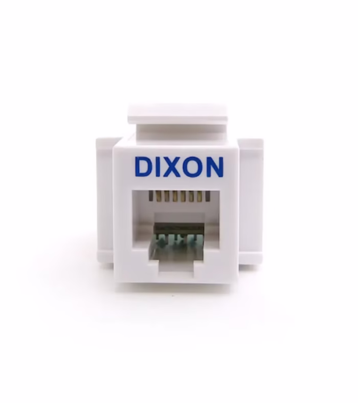 ack Cat Dixon KJ C  WH Blanco  Keystone modular Telefónico Jack Telefónico RJ  RJ Dixon KJ C WH   blanco   Keystone Modular Telefónico