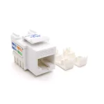 Jack Modular Cat5e Color blanco- Dixon KJ8-CE-US-WH, Keystone Rj45 Cat5e Hembra de color Blanco