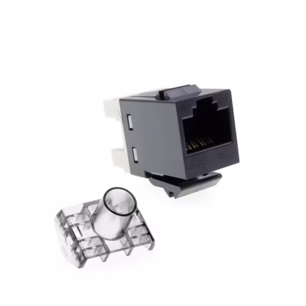 Jack Cat6 Commscope 1375055-2 Negro Serie SL Keystone Cat6 Commscope color Negro