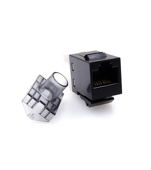 Jack Cat6 Commscope 1375055-2 Negro Serie SL