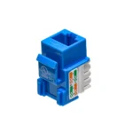 Jack Cat6 RJ45 UTP Dixon Azul KJ8-C6-US-BL: Conexión de Red Gigabit Confiable y de Alto Rendimiento