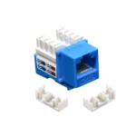 Jack Cat6 RJ45 UTP Dixon Azul KJ8-C6-US-BL: Conexión de Red Gigabit Confiable y de Alto Rendimiento