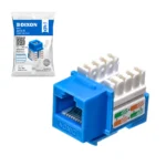 Jack Cat6 RJ45 UTP Dixon Azul KJ8-C6-US-BL: Conexión de Red Gigabit Confiable y de Alto Rendimiento
