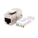 Jack Cat6A Dixon 6AKJ18F: Conectividad de alta velocidad para redes Gigabit Jack RJ45 Apantallado Cat6A Dixon 6AKJ18F, Keystone Hembra RJ45 Cat6a