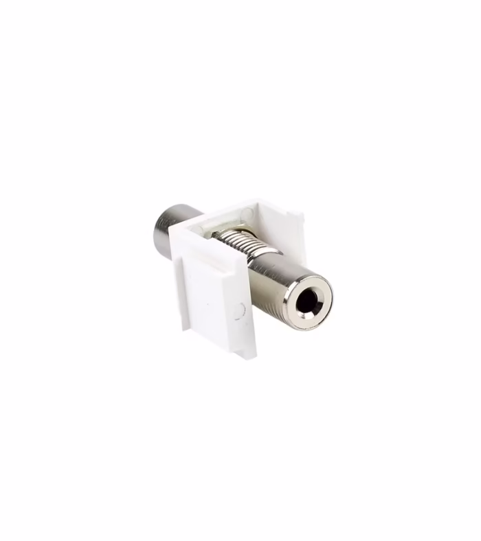 Jack MiniPlug Stereo mm Hembra   Finder TM  Jack Keystone Mini Plug mm Estéreo Hembra a Hembra para Placa de Pared   Finder TM