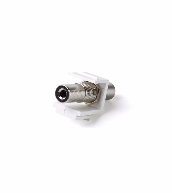 Jack MiniPlug Stereo mm Hembra   Finder TM  Jack Keystone Mini Plug mm Estéreo Hembra a Hembra para Placa de Pared   Finder TM