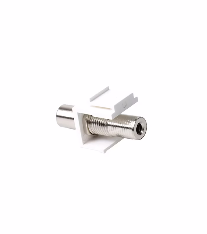 Jack MiniPlug Stereo mm Hembra   Finder TM  Jack Keystone Mini Plug mm Estéreo Hembra a Hembra para Placa de Pared   Finder TM