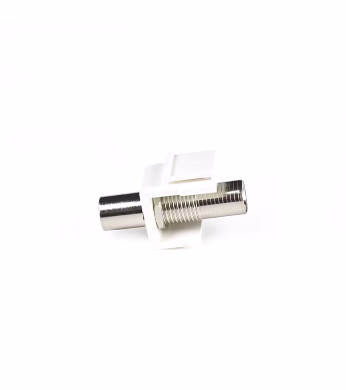 Jack MiniPlug Stereo mm Hembra   Finder TM  Jack Keystone Mini Plug mm Estéreo Hembra a Hembra para Placa de Pared   Finder TM