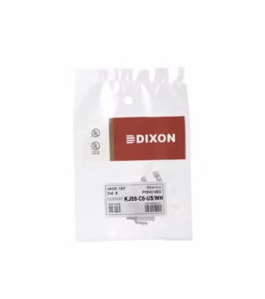 KJ88-C6-US-WH DIXON - Jack Modular Cat6 color blanco