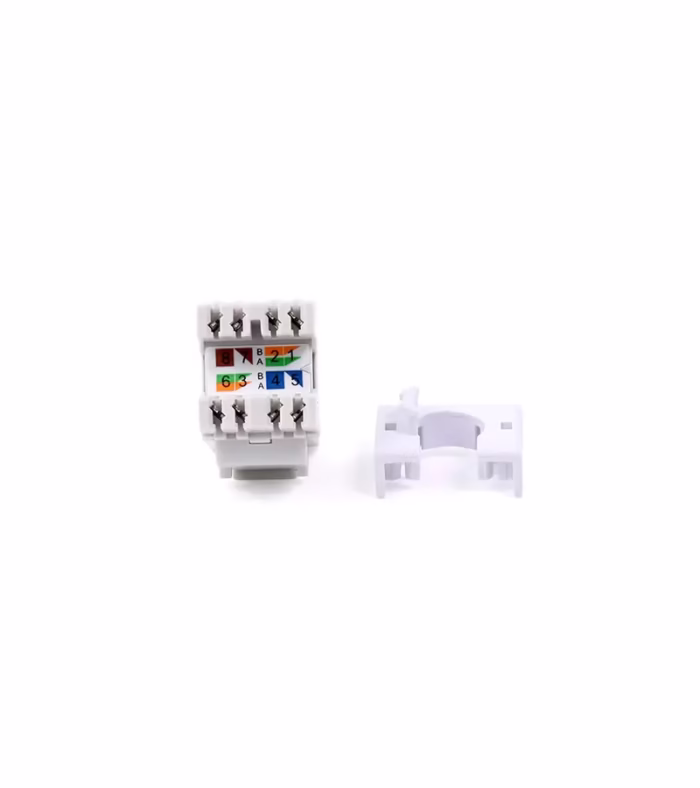 KJ C US WH DIXON   Jack Modular Cat color blanco
