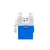 Jack RJ45 Cat6 180° Dixon Azul KJ88-C6-US-BL_____04 Jack RJ Cat Dixon KJ C US BL Azul Keystone de ° con Conexión Gigabit Robusta y Confiable