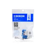 Jack Cat6 RJ45 UTP Dixon Azul KJ8-C6-US-BL: Conexión de Red Gigabit Confiable y de Alto Rendimiento