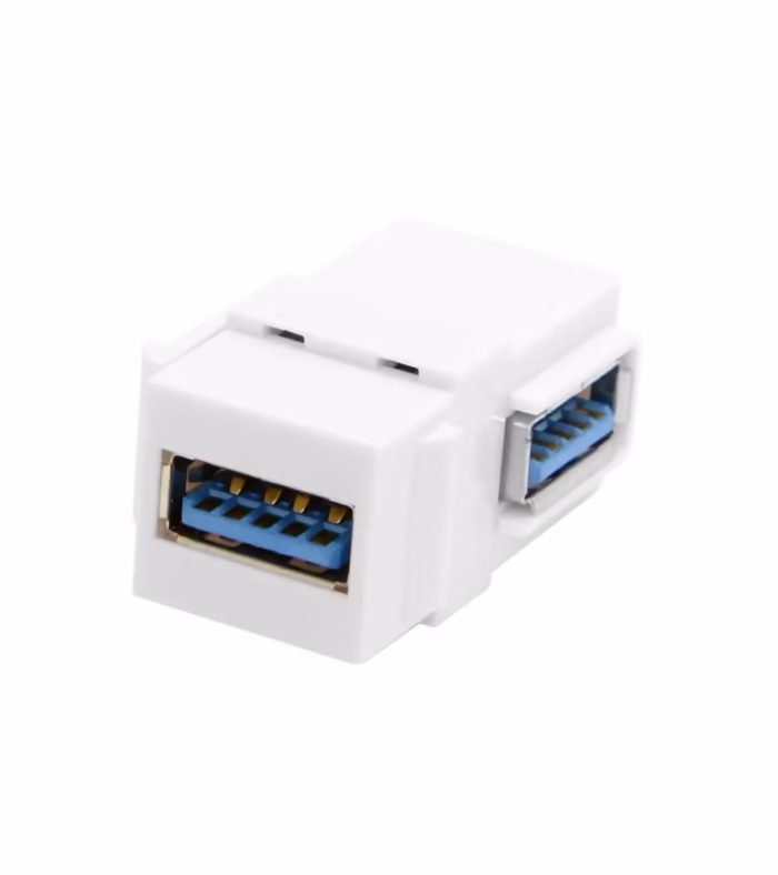 Jack Keystone Empalme USB  de  Grados Acoplador USB tipo Codo Lancom ZZ YKZ UB