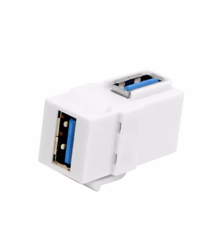 Jack Keystone Empalme USB  de  Grados Acoplador USB tipo Codo Lancom ZZ YKZ UB