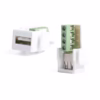 Keystone USB  con Bornera para Placa de Pared AC TM Jack Tipo SL USB  con Borneras para WallPlate