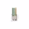 Keystone USB  con Bornera para Placa de Pared AC TM Jack Tipo SL USB  con Borneras para WallPlate