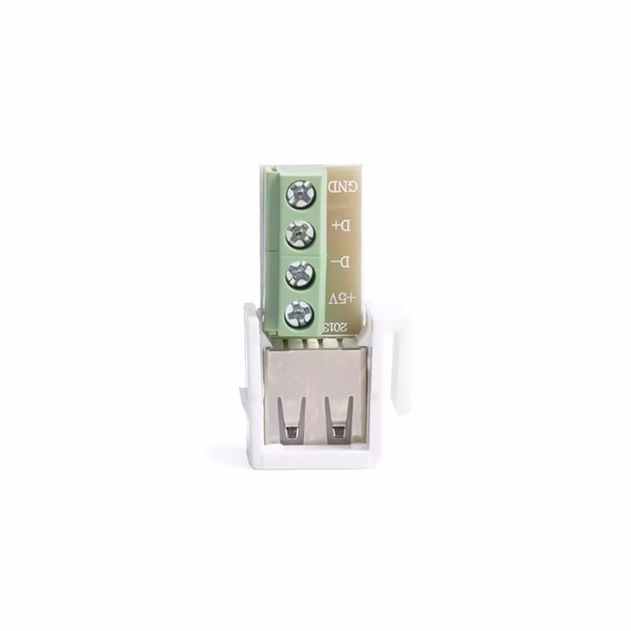 Keystone USB  con Bornera para Placa de Pared AC TM Jack Tipo SL USB  con Borneras para WallPlate