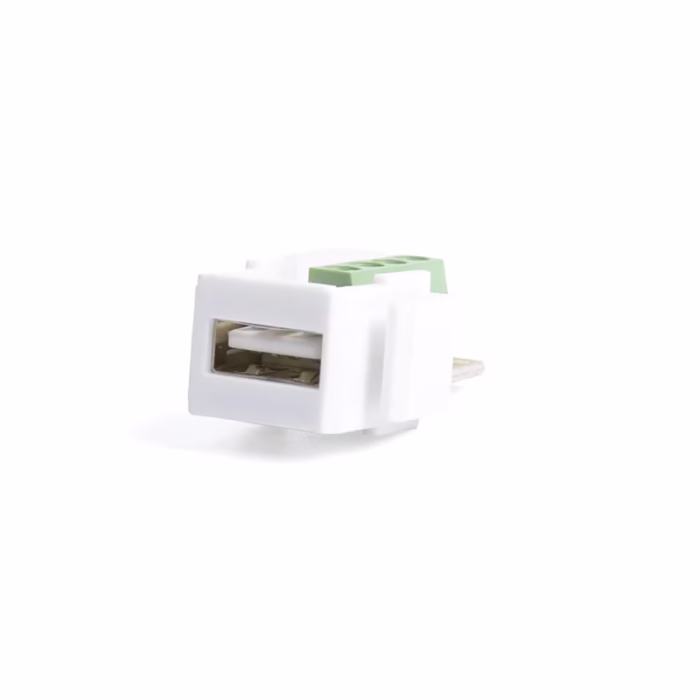 Keystone USB  con Bornera para Placa de Pared AC TM Jack Tipo SL USB  con Borneras para WallPlate