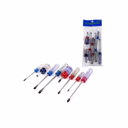 Kit Destornilladores Eléctricos Imantados HONY HY-9701A Set de Desarmadores para Electricidad 4 Estrellas 4 Planos Hony HY-9701A, Set de 8 Destornillador Imantado para Electricidad 4 Phillips 4 Planos