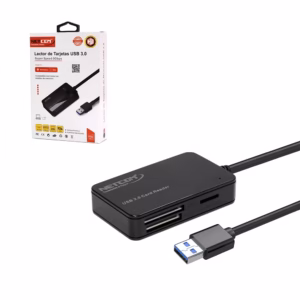 Lector de Memorias Netcom PE CR | USB  para MicroSD SD CF y MS