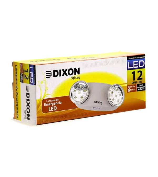 Luz de Emergencia Dixon de 12 SMD Leds EMERDIX12