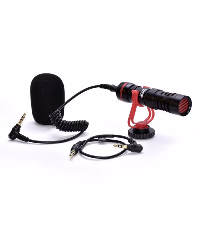 Micrófono Condensador para Cámara   Ealsem ES  Micrófono Condensador para Cámaras de Video DSRL Celulares Tabletas Audio Grabadores   Ealsem ES