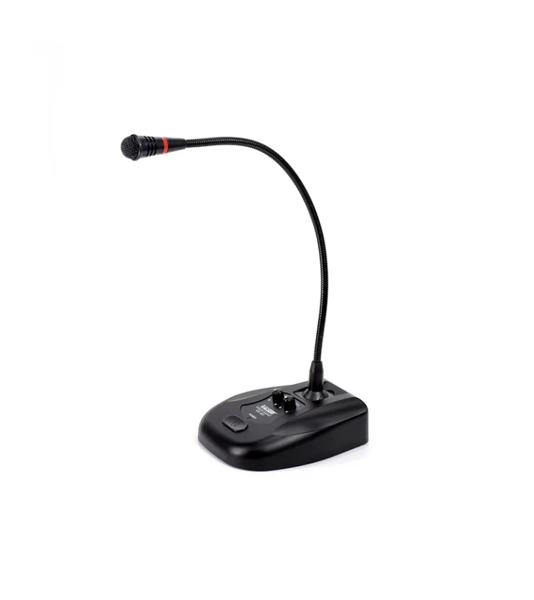 Micrófono de Conferencia con Eco y Efecto - Ealsem ES-357 Micrófono de Conferencia tipo Cuello de Ganso con Control de Volumen - EALSEM ES-357