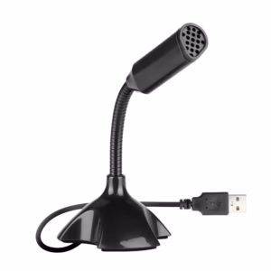 Micrófono para Laptop M-306 Micrófono USB para PC o Laptop High Full Max M-306, Micrófono tipo Cuello de Ganso USB 2.0