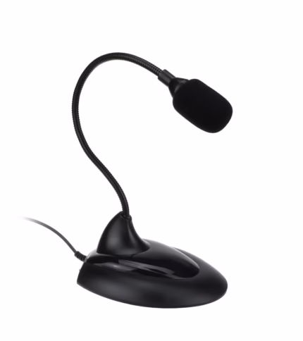 Micrófono para PC Senicc GP-SM-008 Micrófono para Computadora o Laptop, tipo cuello de Ganso, con conector MiniPlug 3.5mm - Senicc GP-SM-008