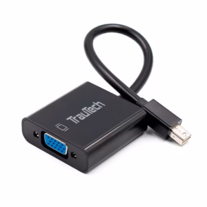 Cable Adaptador Mini DisplayPort Macho a VGA Hembra de 15cm, Adaptador MiniDp a VGA Modelo: PE-DP0151