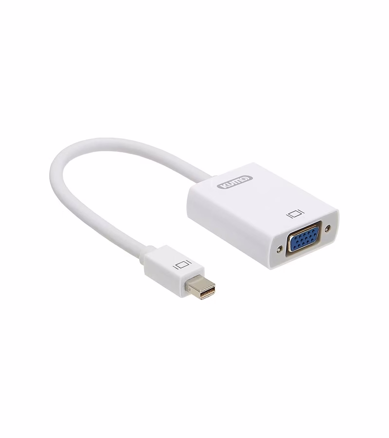 Adaptador Mini DisplayPort a VGA KUMO MiniDP a VGA