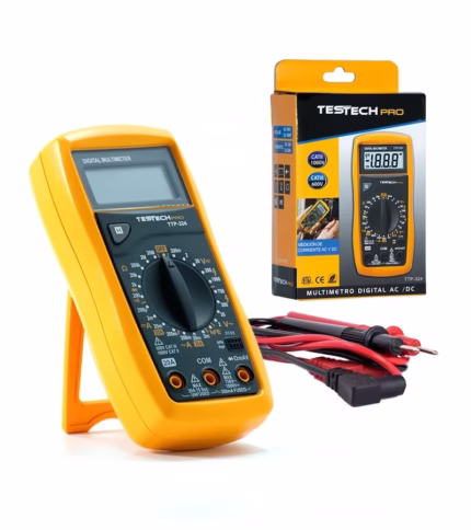 Multitester Digital TTP  TesTech PRO   CAT III V CAT II V Multímetro Digital Cat III Precisión y Seguridad en la Medición