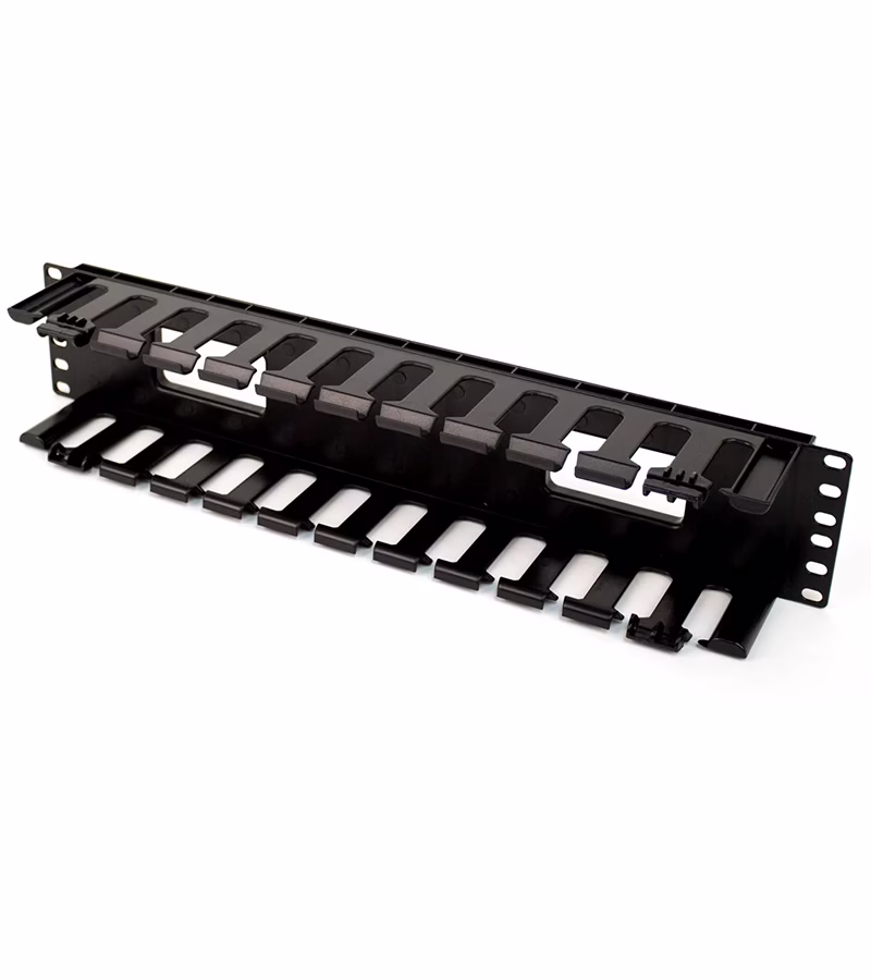 Ordenador de RU Horizontal OrdeRU Ordenador  para Cables UTP de RU  para Gabinete de Pared   OrdeRU