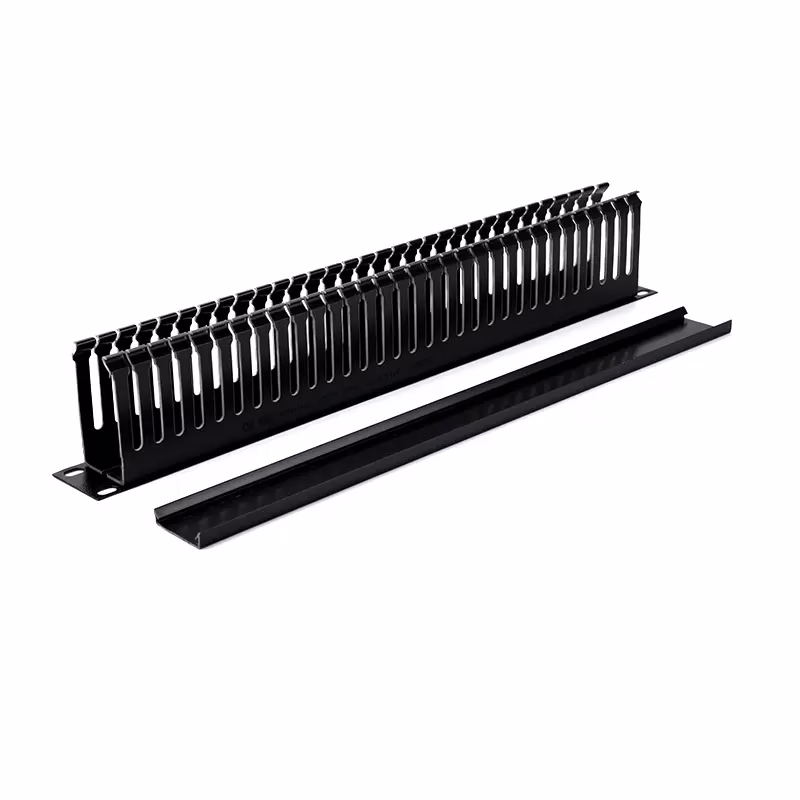 Ordenador de Cables 1RU Nacional ORDE 1RU___03 HD Multimedia PERU SAC Ordenador Horizontal para Gabinete de Pared o Piso de RU | ORDE RU
