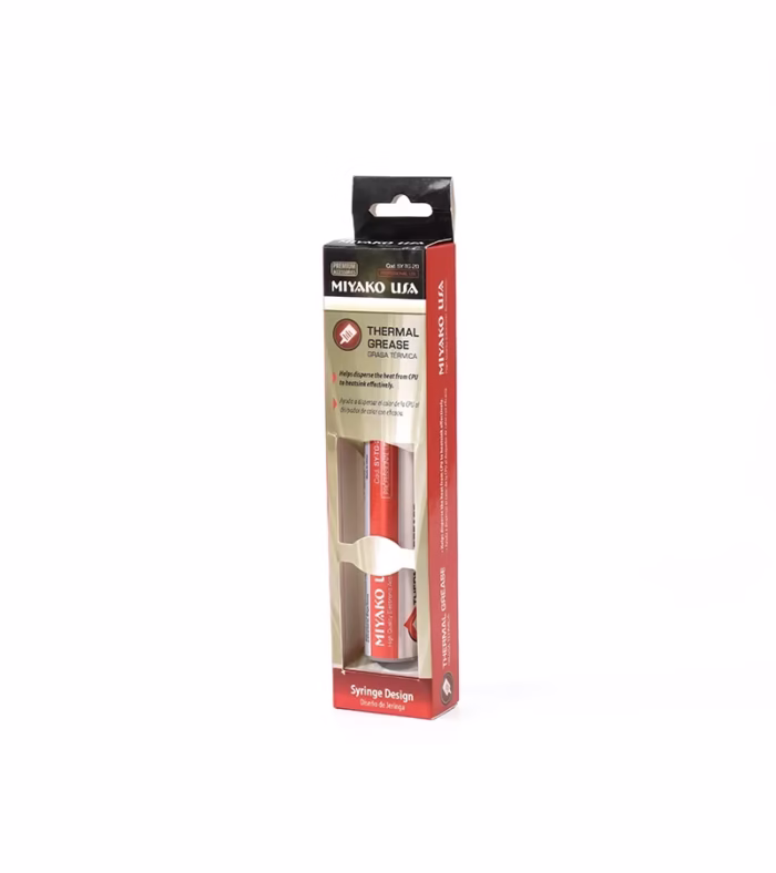 Pasta Térmica Miyako USA SY TG  Grasa Disipadora Pasta Térmica para Procesadores  GPU Color Gris Miyako USA de Gr SY TG