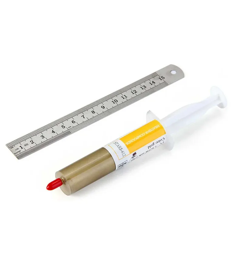 Pasta Térmica para PC Stars-612 Silicona Refrigerante para Procesadores y GPU Dorada Stars-512