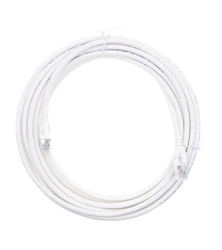 Patch Cord Cat6A Dixon de 5mt LSZH blanco 6A-CBHC-WH5