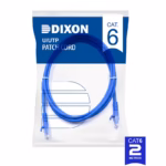 Patch Cord Dixon Cat de  Metros Azul LSZH  Cobre y Certificado