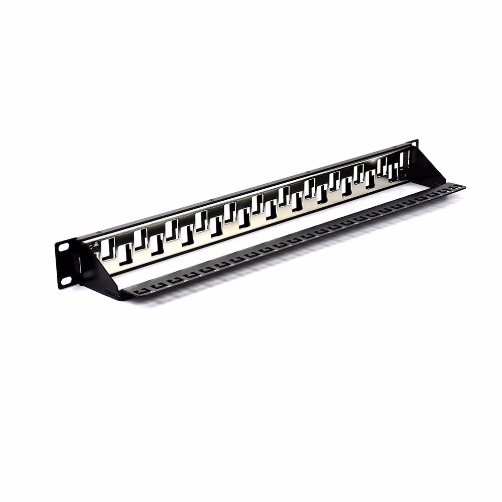 Patch Panel Modular CatA RU de  Puertos Vacío DIXON AIDAE Patch Panel Vacío CatA de  Puertos sin Jack RU DIXON AIDAE Patch Panel de  Puertos para CatA DIXON