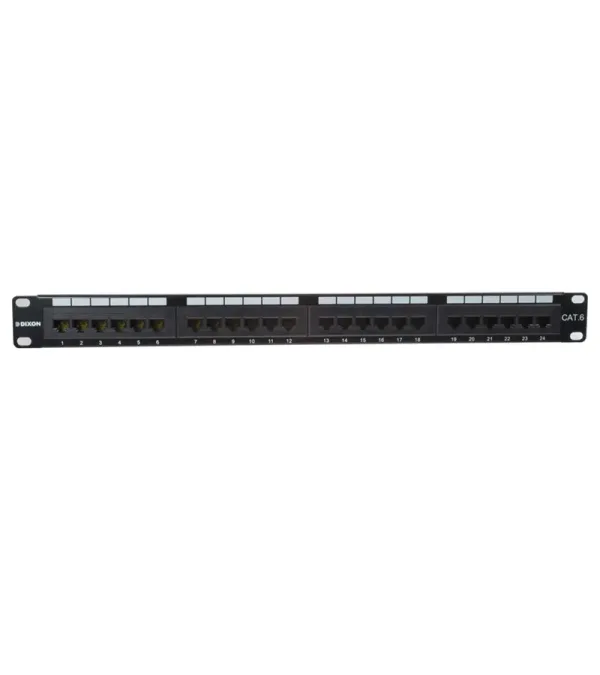 Patch Panel de 24 Puertos Cat6 DIXON P24T-K11-c6c