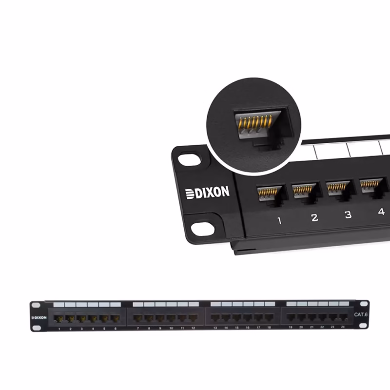 Dixon PT K cc | Patch Panel Cat de  Puertos RU