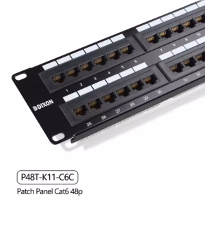 Patch Panel de 48 Puertos Cat6 Dixon P48T-K11-C6C
