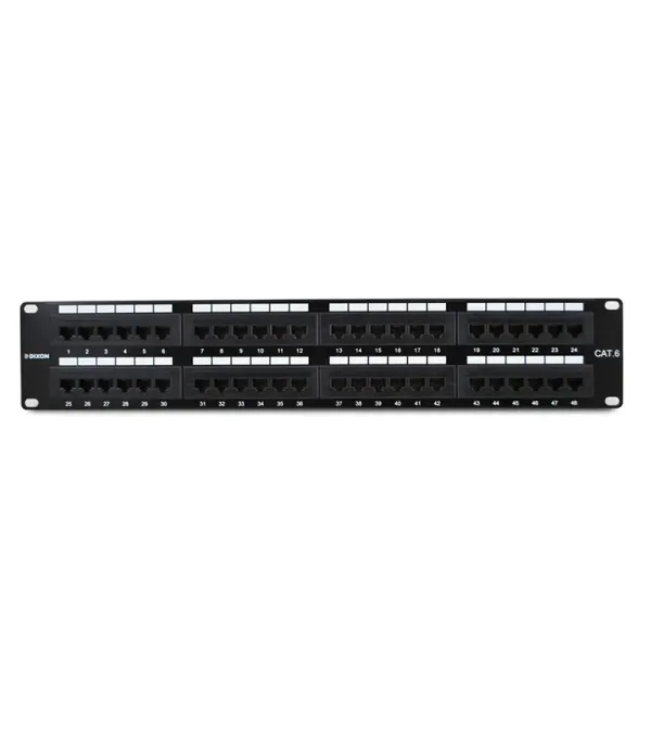 Patch Panel de 48 Puertos Cat6 Dixon P48T-K11-C6C