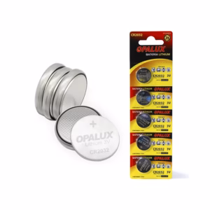 Pilas CR2032 3V de Lithium - Blister Opalux OP-2032BP5 Pila CR2032, Batería CR2032 de Litio Opalux OP-2032BP5