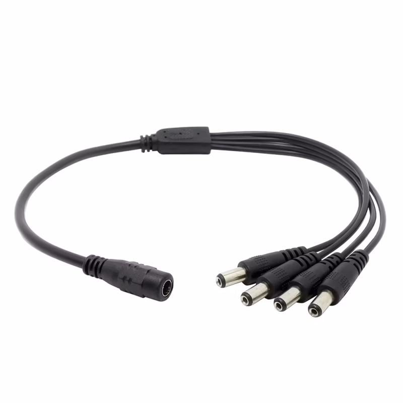 Pulpo DC × Salidas para Cámaras de Seguridad CR