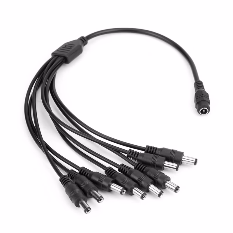 Pulpo DC × Salidas  Splitter de Poder American NET GP  DC  Alimenta  Cámaras con  Sola Fuente