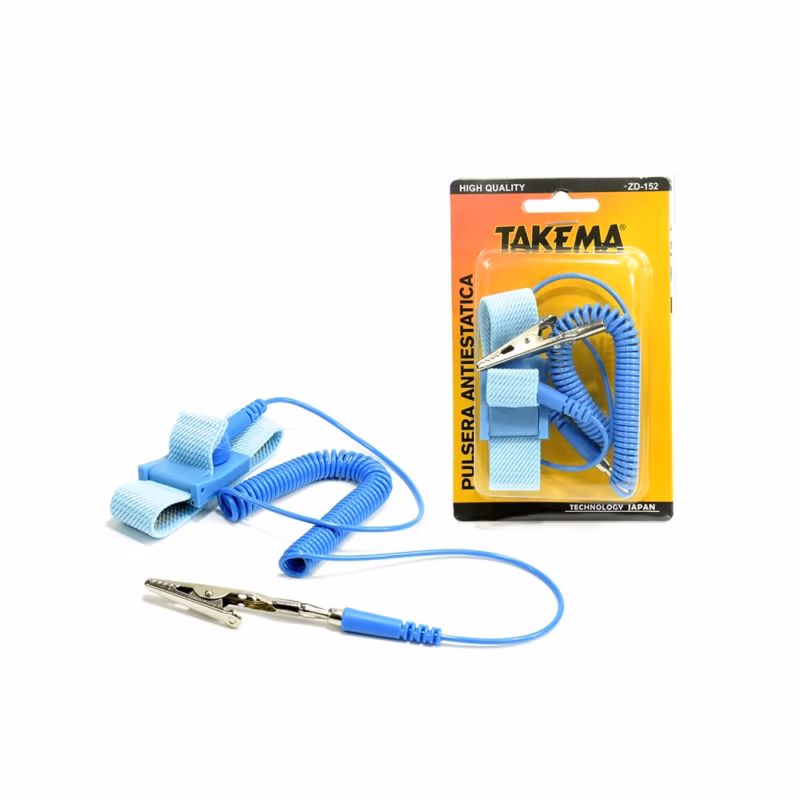 Pulsera Antiestática Takema ZD  Protección ESD Profesional para Electrónica