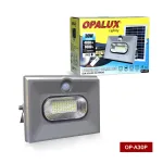 Reflector LED de 30W Recargable con Panel Solar Opalux OP-A30P | 4800 Lumens