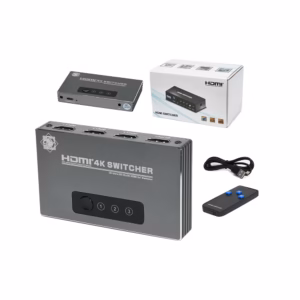 Selector HDMI 3x1  4K Delcom DSWI003 Switch de Video y Audio HDMI hasta 4K v2.0