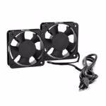 Set de 2 Ventiladores para Gabinete - Toten SA.33322.0201 Kit 2 ventiladores para gabinete de pared